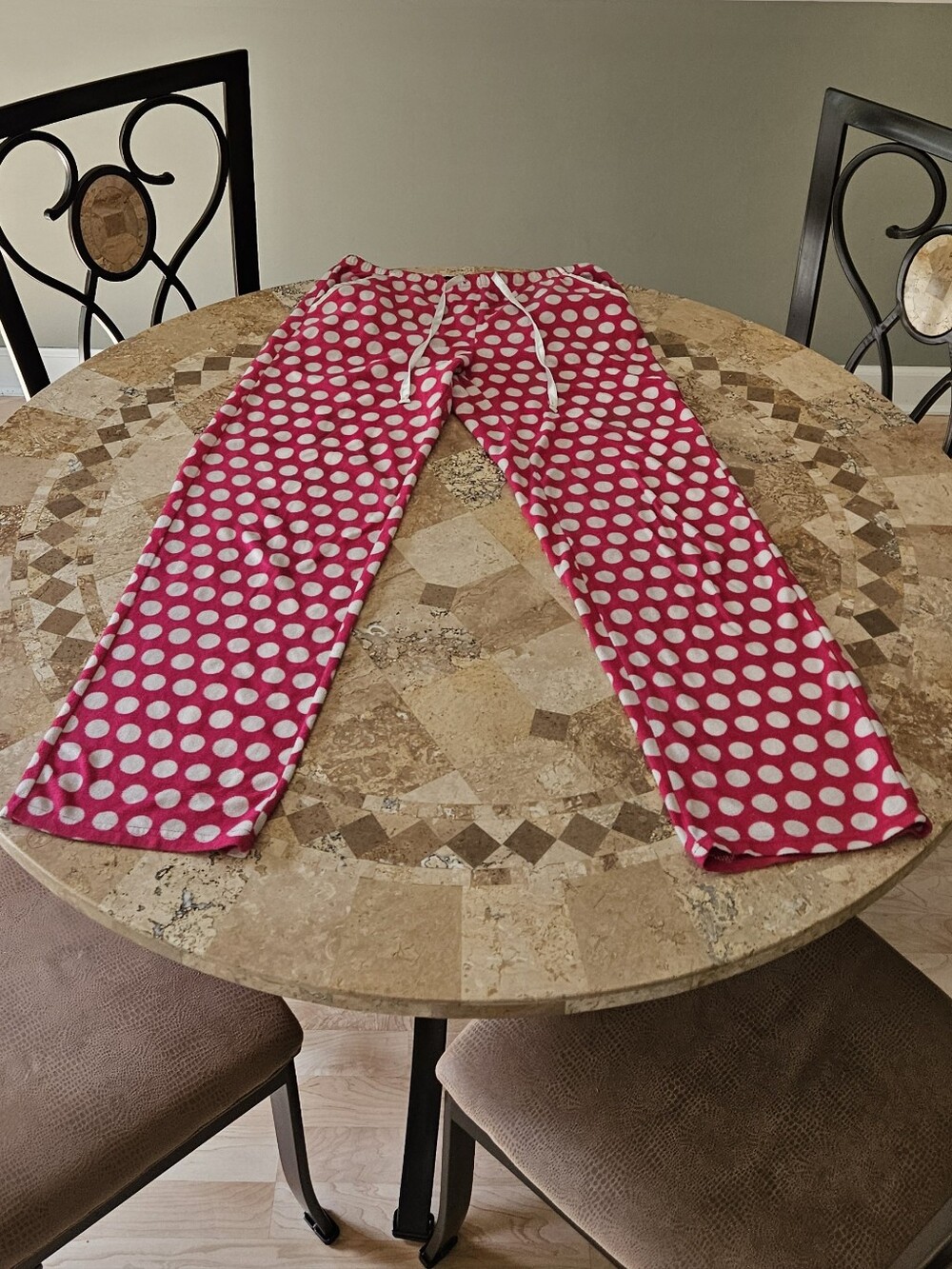Relativity Intimates Pink Polka Dot Lounge Pants Size S Small Women